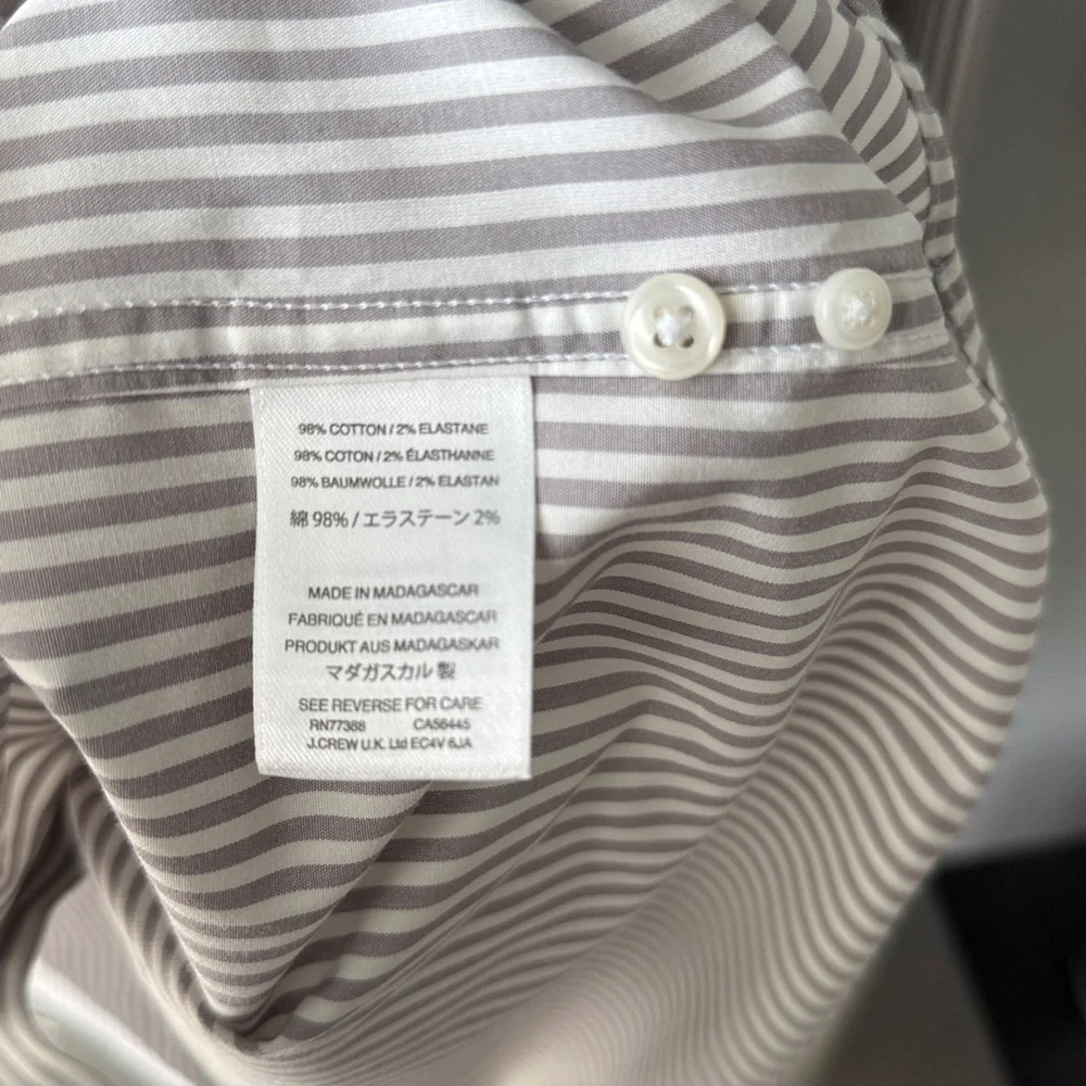 J.Crew‎ Stretch Secret Wash Button Down Shirt in Poplin